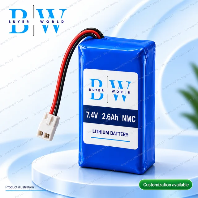 NMC 7.4V 2.6 Ah Soft Pack — Battery Pack