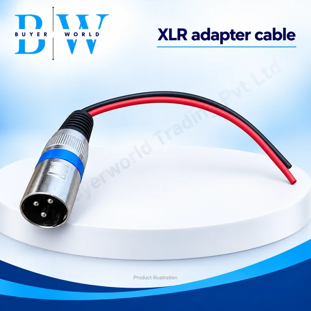 XLR Durbin Male with Wire — Connector