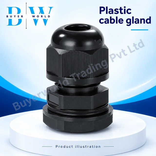 PG-9 Black — Plastic Gland