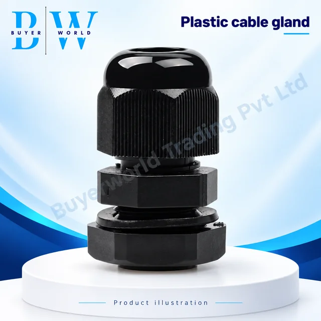 PG-7 Black — Plastic Gland