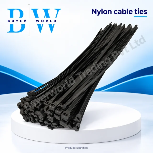 Large pack of 100 pcs — Nylon Cable Ties