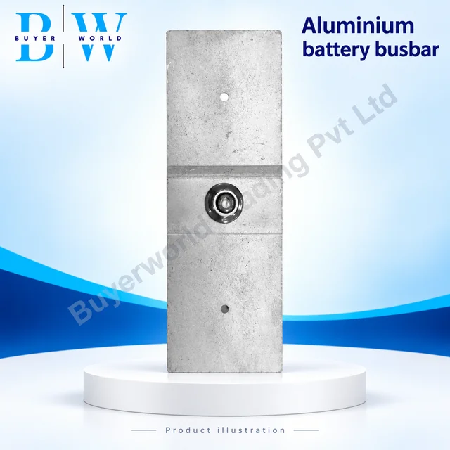 80 × 30 × 2 Stud — Aluminium Bus Bar