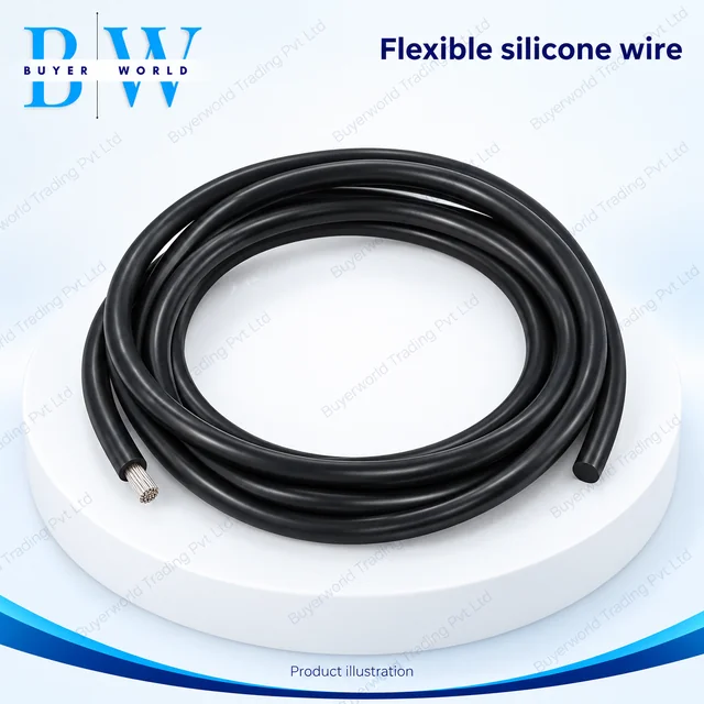 14 AWG Black — Silicone Wire