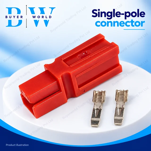 Single POLE 45A Red — Connector