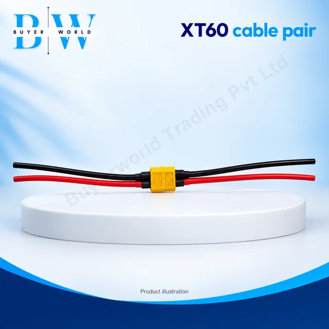 XT60 Male+Female with 12 AWG 150 mm — Wire