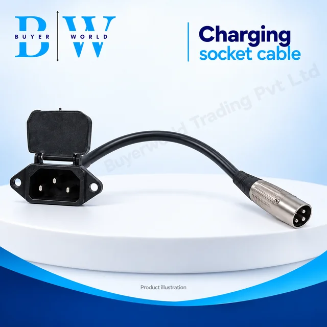 QY XLR Male+3 PIN — Charging Socket