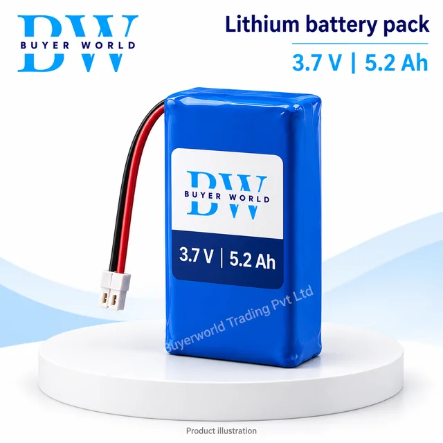 NMC 3.7V 5.2 Ah Soft Pack — Battery Pack