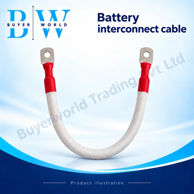 (SC25-6) with 6 AWG Wire Length 200 mm(Red) — ESS Connector