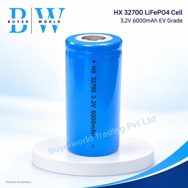 HX 32700 LiFePO4 3.2V 6000 mAh EV Grade — Lithium-ion Rechargeable Cell