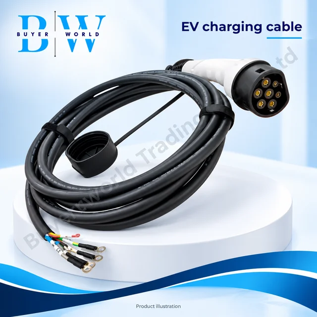 AC GUN for EV Three Phase/16A/415V/5 m — Connector