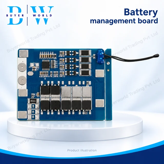 JLGW LFP 4S 10AMP Blue Squre — Battery Management System (BMS)