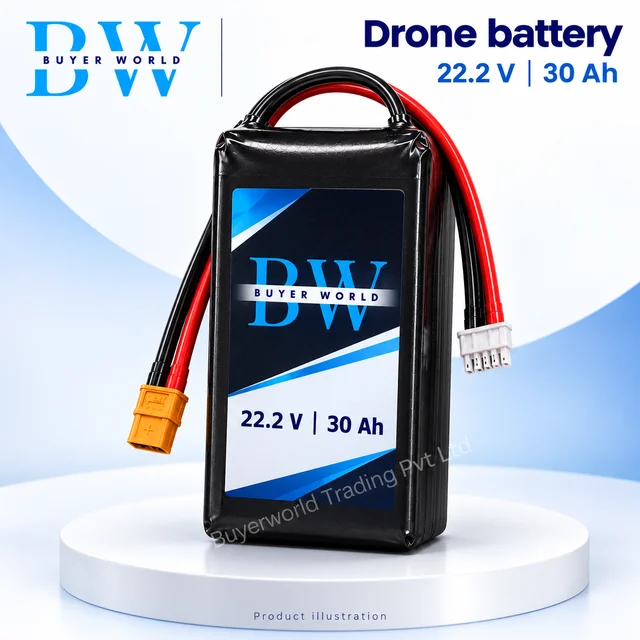 NMC 22.2V.30 Ah 6S Drone Soft Pack — Battery Pack