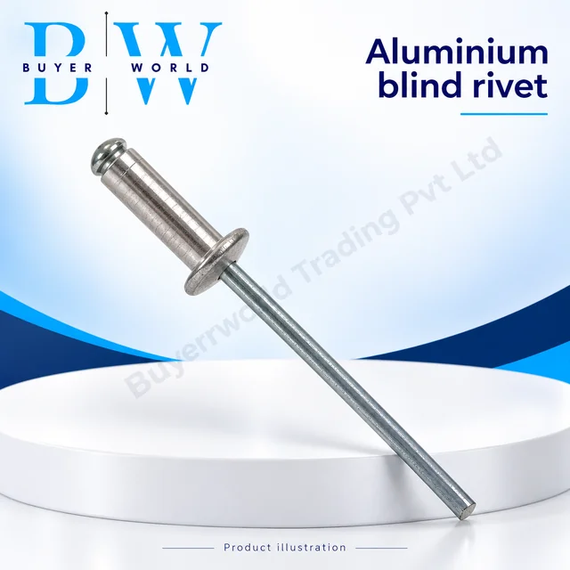 5/32" 100pcs — Aluminium Rivet