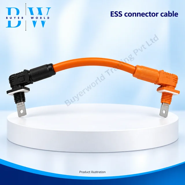 Orange+Black with 4 AWG-125AMP/280 mm — ESS Connector