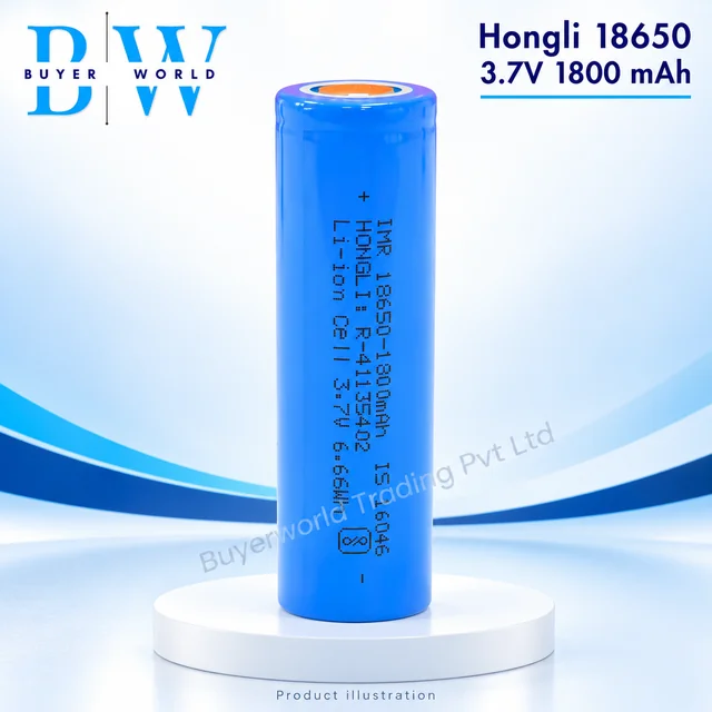 Hongli 18650 3.7V 1800 mAh — Cylindrical Lithium-ion Cell