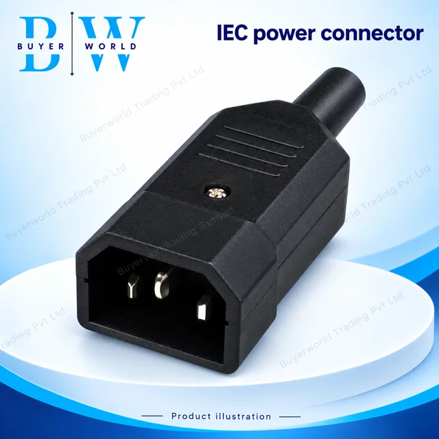 IEC Cable Mount Male — Connector