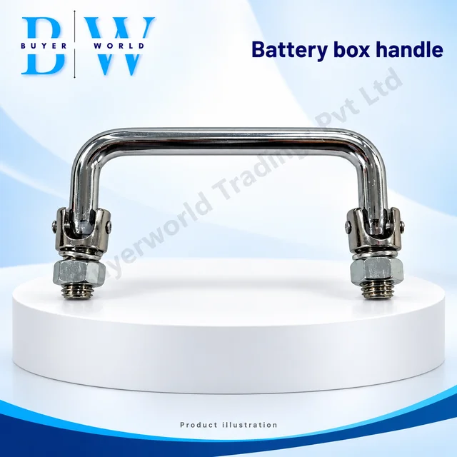 Lithium Battery Iron Chorme -100 mm — Metal Box Handle