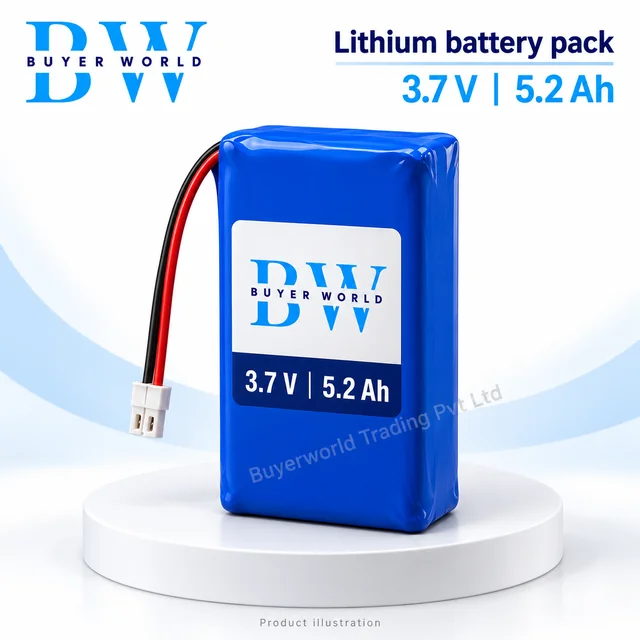 NMC 3.7V 5.2 Ah Soft Pack without BMS — Battery Pack