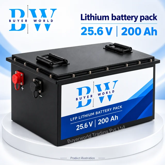 LFP 25.6V 200 Ah Battery — Battery Pack