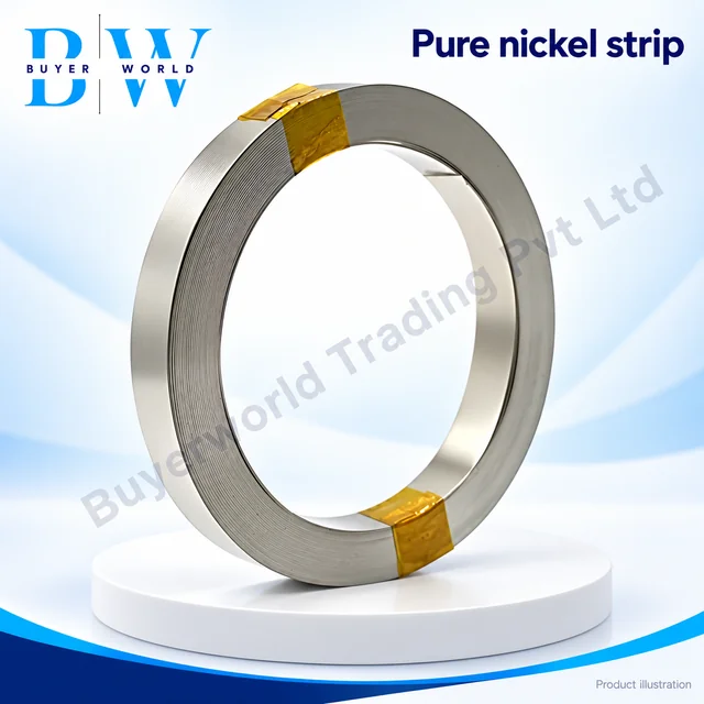 0.12 × 10 mm — Pure Nickel Strip