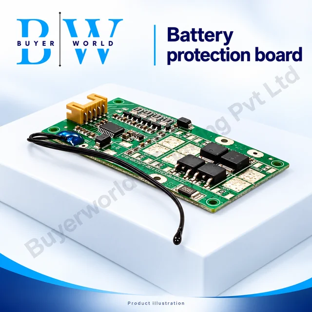 JLGW LFP 4S 15A with BAL with Connector — Battery Management System (BMS)