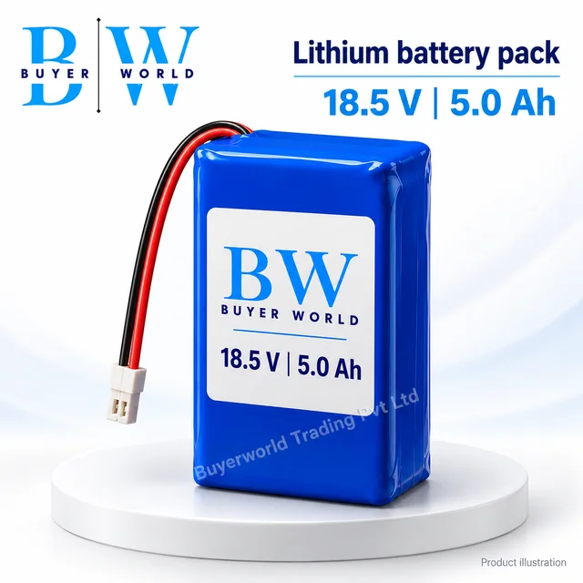 NMC 18.5V 5.0 Ah Soft Pack HARD BMS — Battery Pack