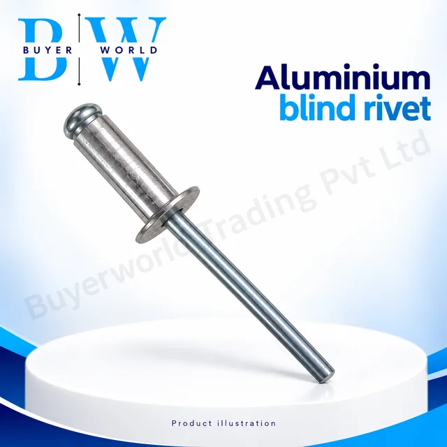 Aluminium 3/16" 100PCS — Screw Rivet