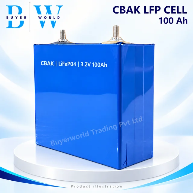 CBAK LFP 100 Ah Laser Welding with STUD with Packiing — Cell