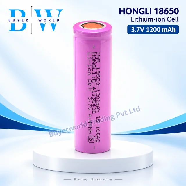 Hongli 18650 3.7V 1200 mAh — Cylindrical Lithium-ion Cell