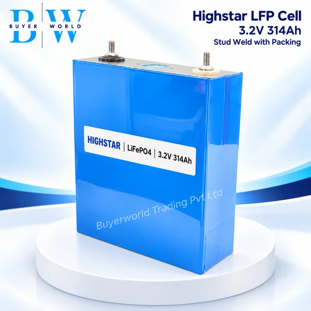 Highstar LFP 3.2V 314 Ah Stud Weld with Packing — Cell