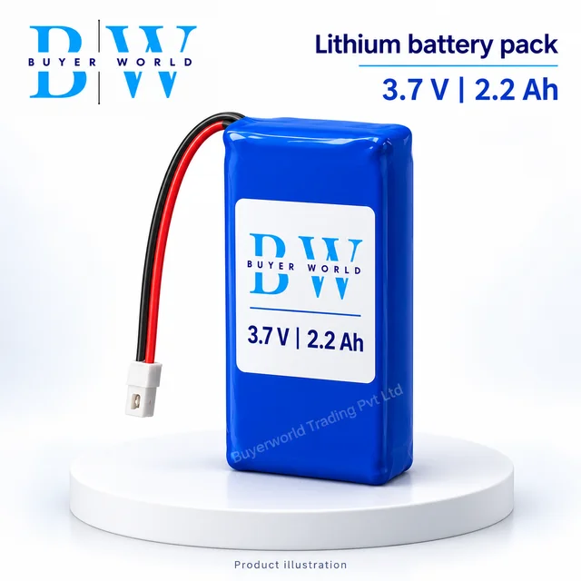 NMC 3.7V 2.2 Ah Soft Pack — Battery Pack