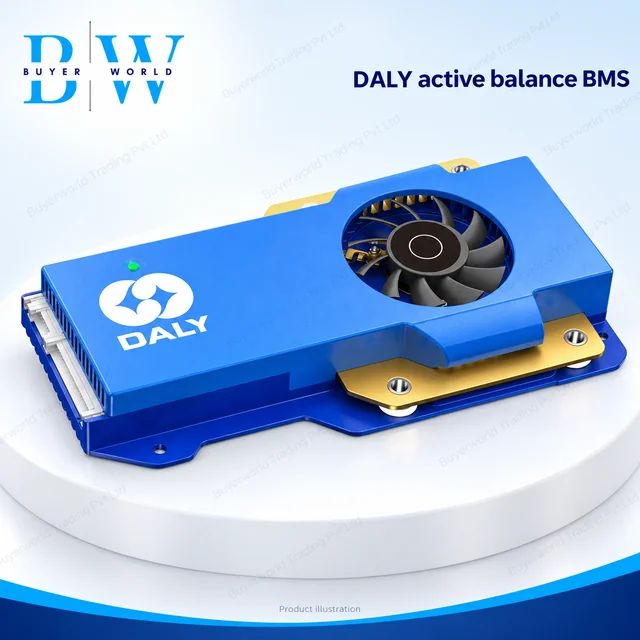 DALY Smart Active Balance 8S-24S 24V-84V 300A Built-in Bluetooth with RS485 CAN PCB Battery Protection Board — Battery Management System (BMS)