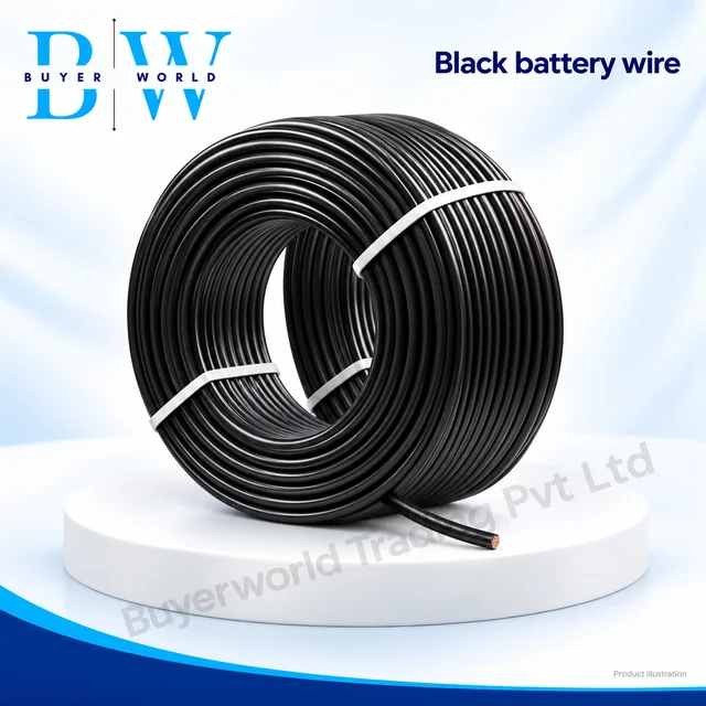 0.75 SQMM Black 100 m — Battery DC Wire