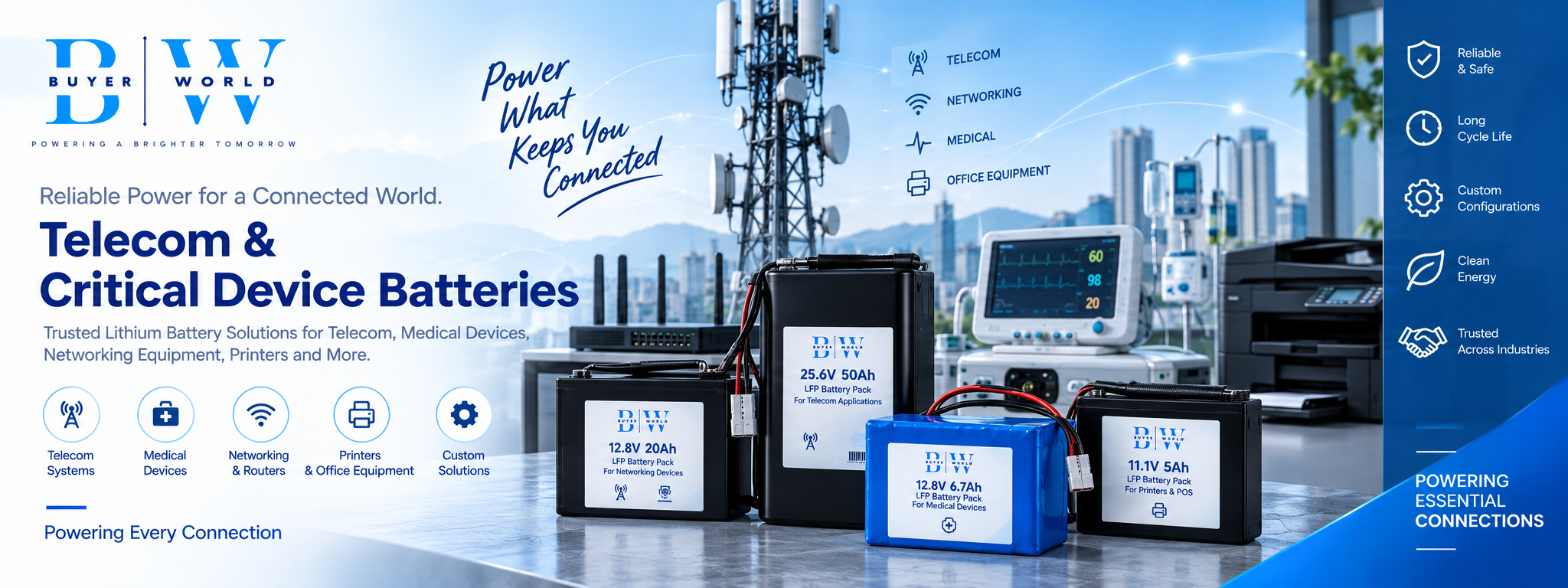 Telecom Batteries banner