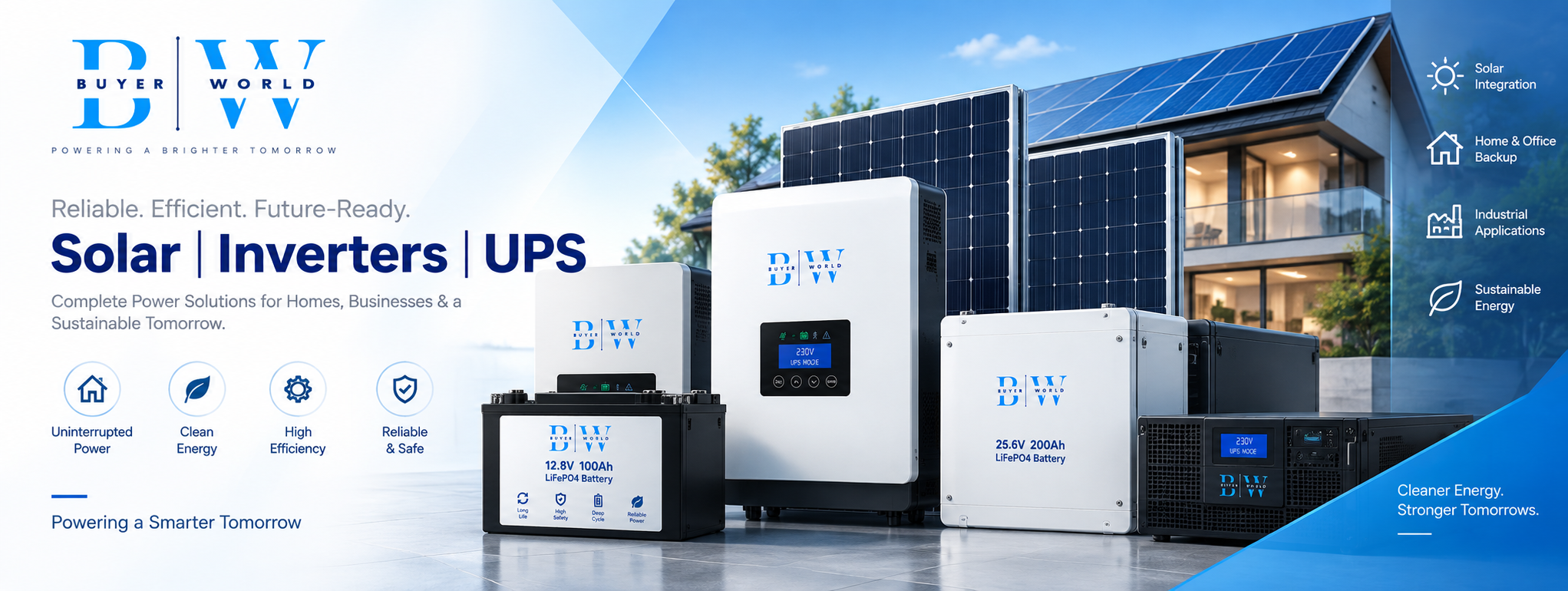 Solar, UPS & Inverter Batteries banner